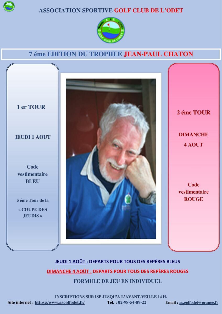 Trophée Jean-Paul Chaton tour 2
