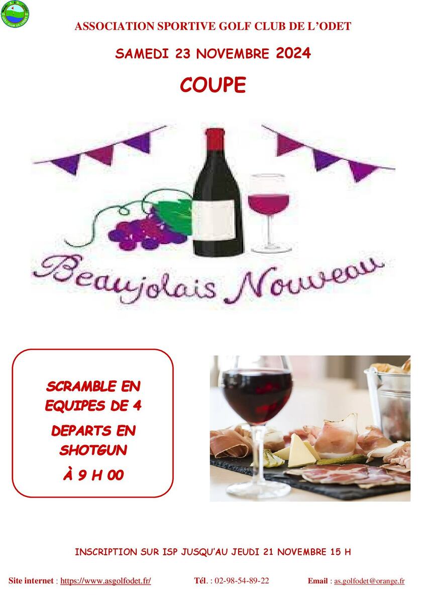 COUPE DU BEAUJOLAIS NOUVEAU