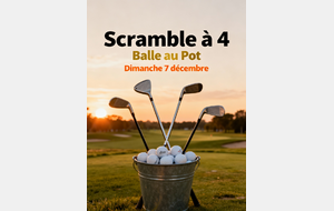Scramble à 4 balle au pot