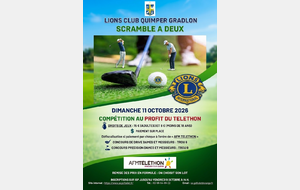 "SCRAMBLE à 2 TELETHON LIONS CLUB QUIMPER GRADLON"